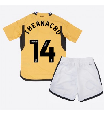 Leicester City Kelechi Iheanacho #14 Tercera Equipación Niños 2023-24 Manga Corta (+ Pantalones cortos)